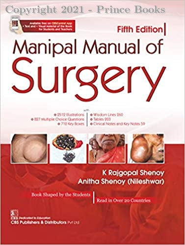 Manipal Manual of Surgery 2vol set, 5e (5th Edition)