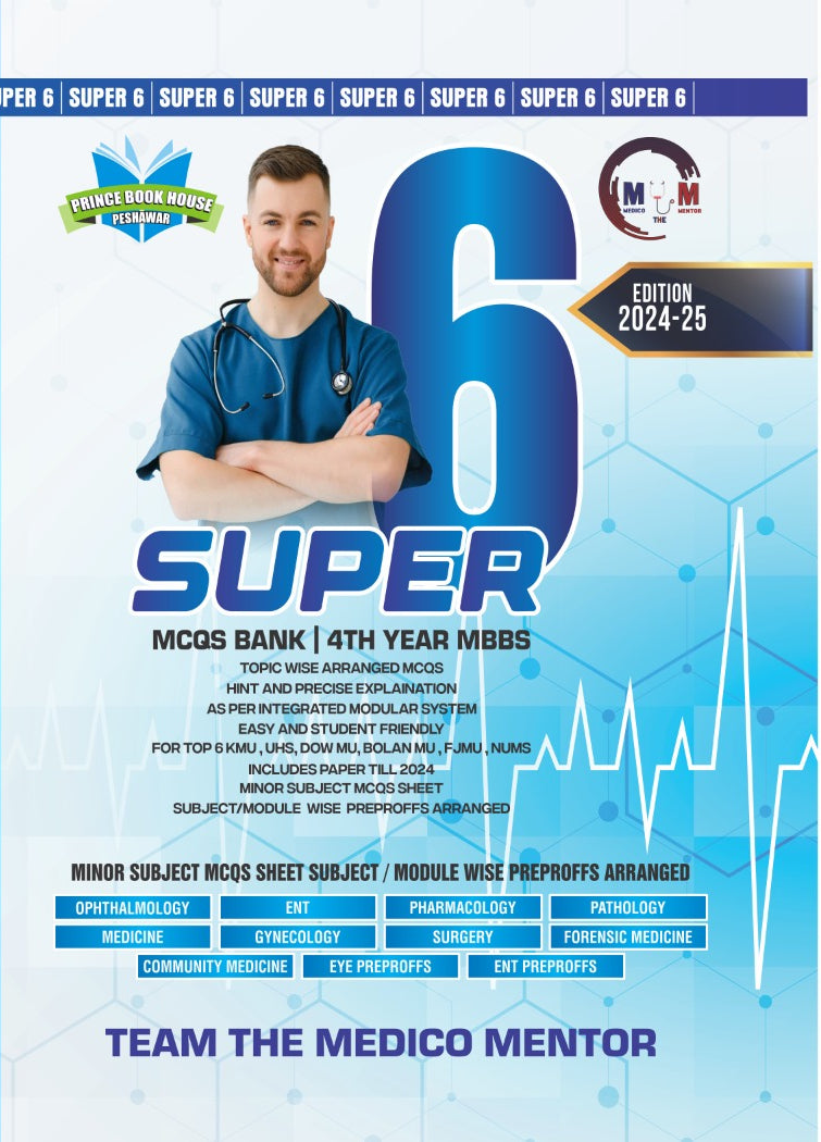 Super 6 - MCQS Bank - 4th Year MBBS